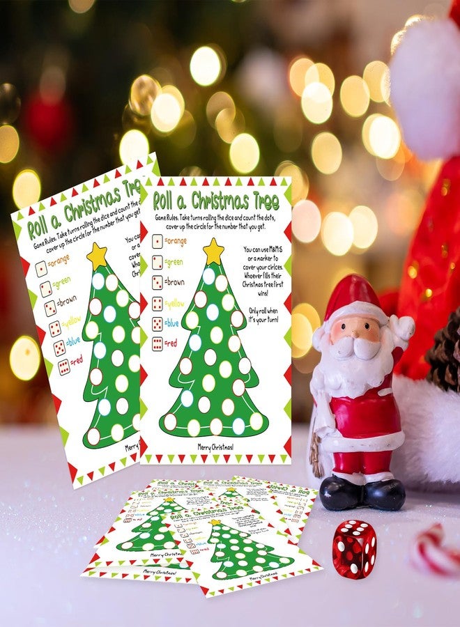 Xenseou 30PCS Roll a Christmas Tree, Christmas Games for Group, Fun Xmas Party Games -SDSZ02 - Image 4